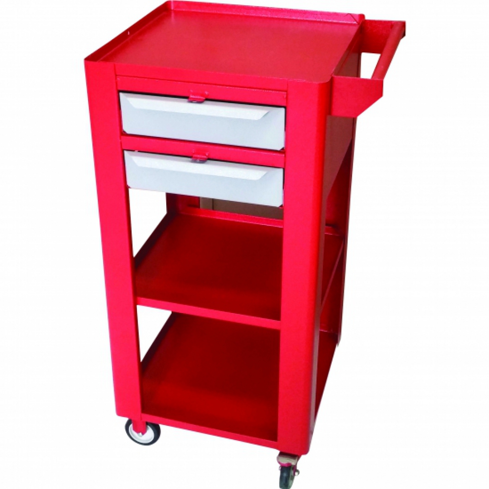 Carrinho para ferramentas aberto com 2 gavetas 