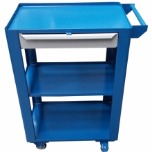 Carrinho para ferramentas aberto com 1 gaveta