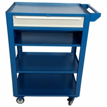 Carrinho para ferramentas com 1 gaveta e 3 bandeijas 