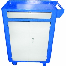 Carrinho para ferramentas fechado 1 gaveta e 2 portas