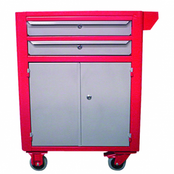 Carrinho para ferramentas fechado com 2 gavetas e 2 portas