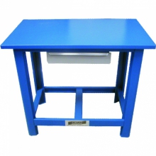 Bancada aberta 1 gaveta, tampo de aço