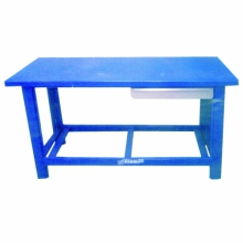 Bancada aberta 1 gaveta, tampo de aço