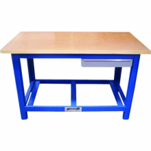 Bancada aberta 1 gaveta, tampo madeira pinus