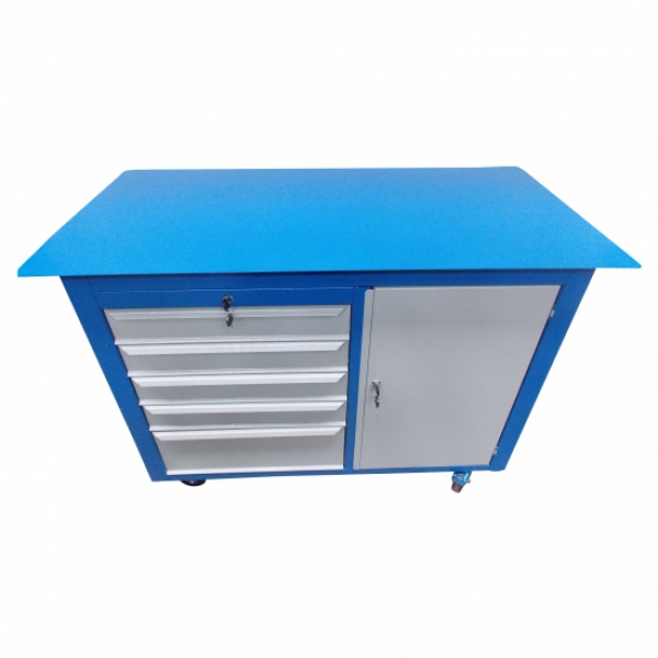Bancada móvel 5 gavetas