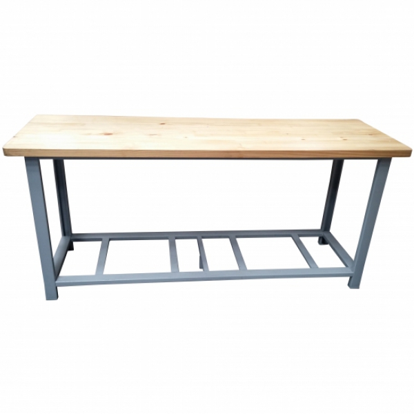 Bancada aberta, tampo maidera pinus