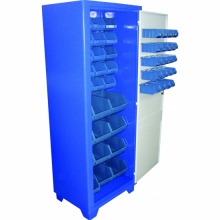 Armário para ferramentas c/ caixa Bin nº 3, 5 e 7 - Porta de aço
