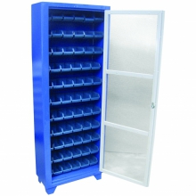 Armário para ferramentas c/ 66 caixas Bin nº 3 - Porta de acrílico