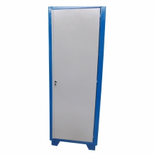 Armário para ferramentas 2 prateleiras fixas com gaveteiro de 5 gavetas - porta de aço