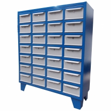 Armário para ferramentas tipo colméia 28 gavetas - fechadura individual