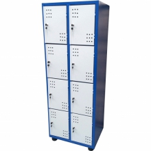 Armário para ferramentas 8 prateleiras fixas - 8 portas