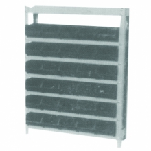 Estante soldada p/ 30 caixas nº 7 preta