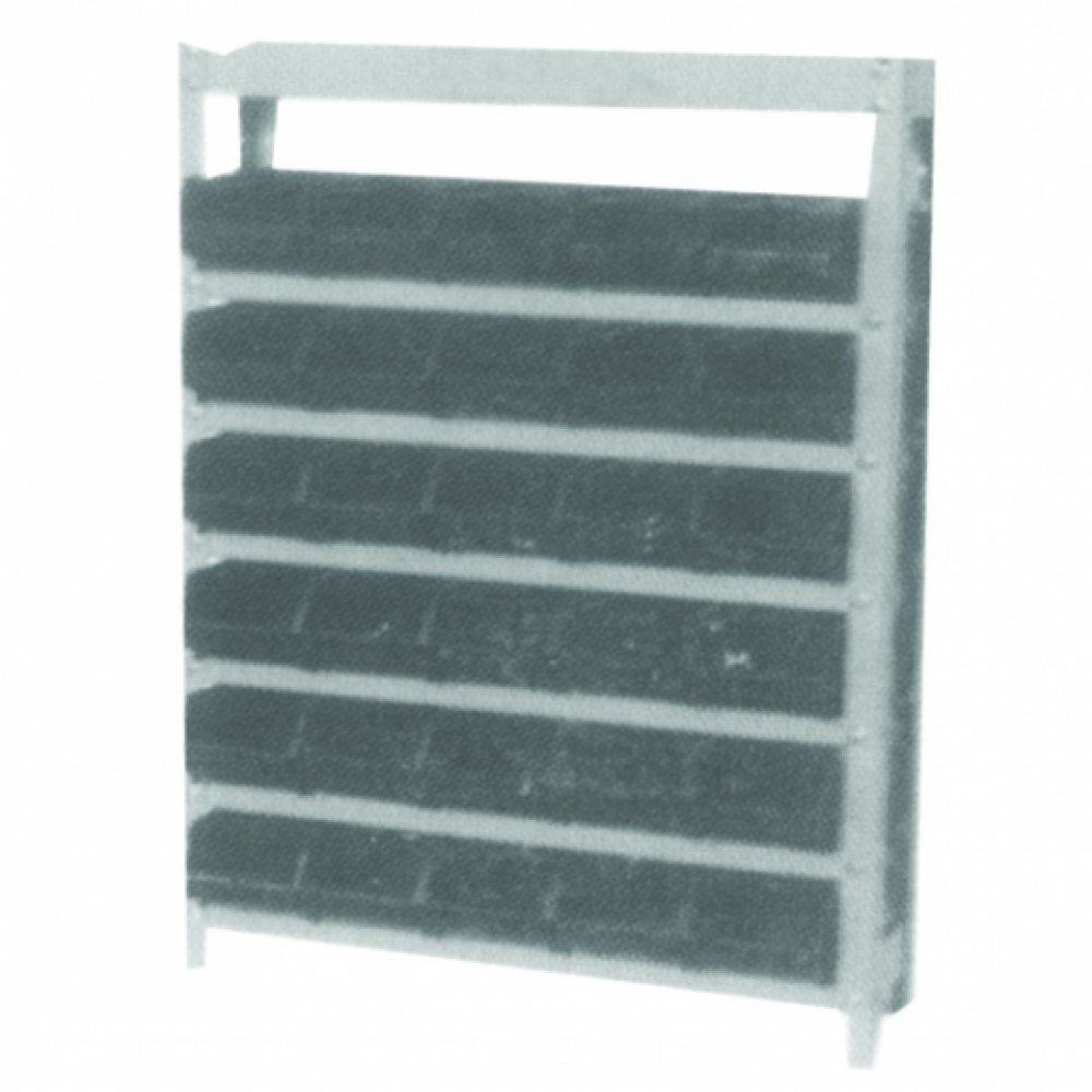 Estante soldada p/ 30 caixas nº 7 preta 