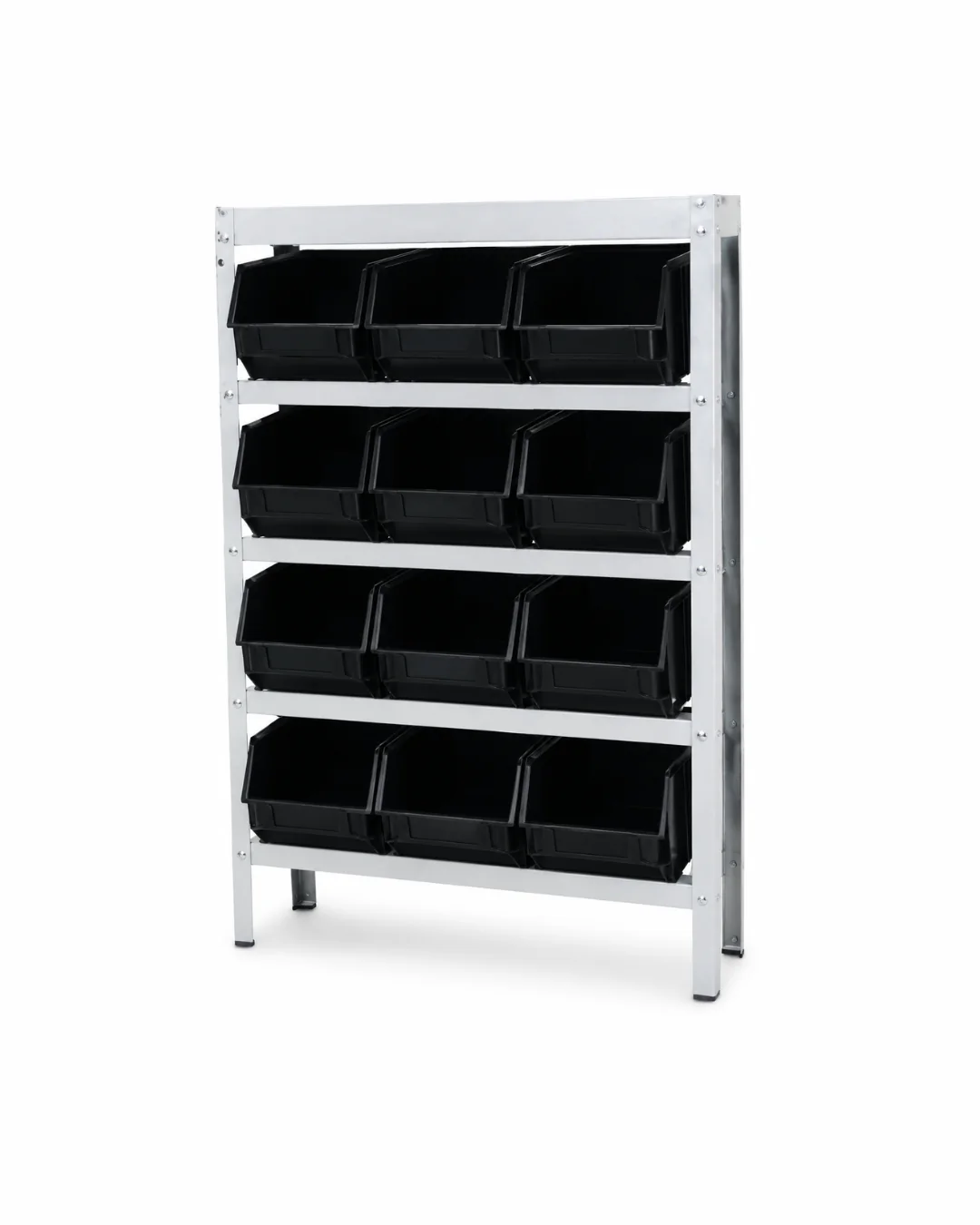 Estante soldada p/ 12caixas nº 7 preta — Bezafer